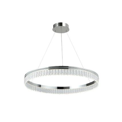 LED stmievateľný krištáľový luster na lanku THALIA LED/55W/230V 3000-6000K priemer 80 cm + diaľkové ovládanie