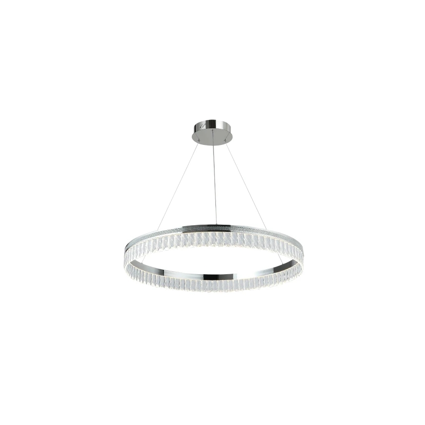 LED stmievateľný krištáľový luster na lanku THALIA LED/55W/230V 3000-6000K priemer 80 cm + diaľkové ovládanie