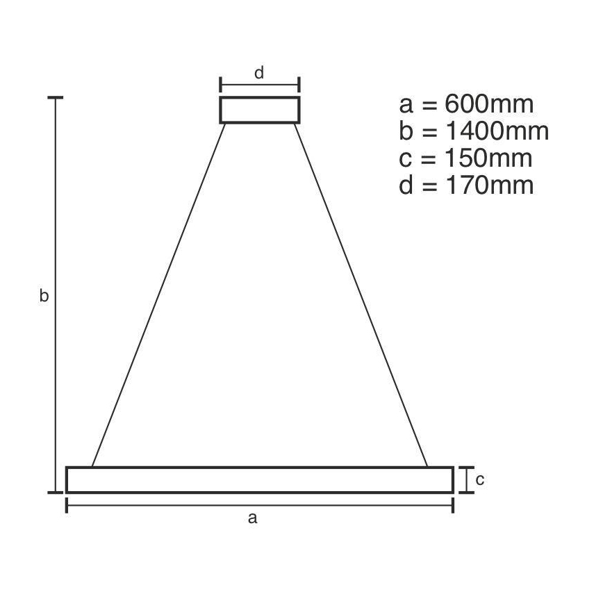 LED Stmievateľný krištáľový luster na lanku LED/40W/230V 3000-6500K + diaľkové ovládanie