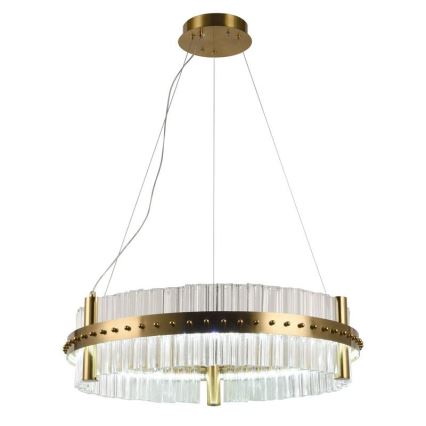 LED Stmievateľný krištáľový luster na lanku LED/40W/230V 3000-6500K + diaľkové ovládanie