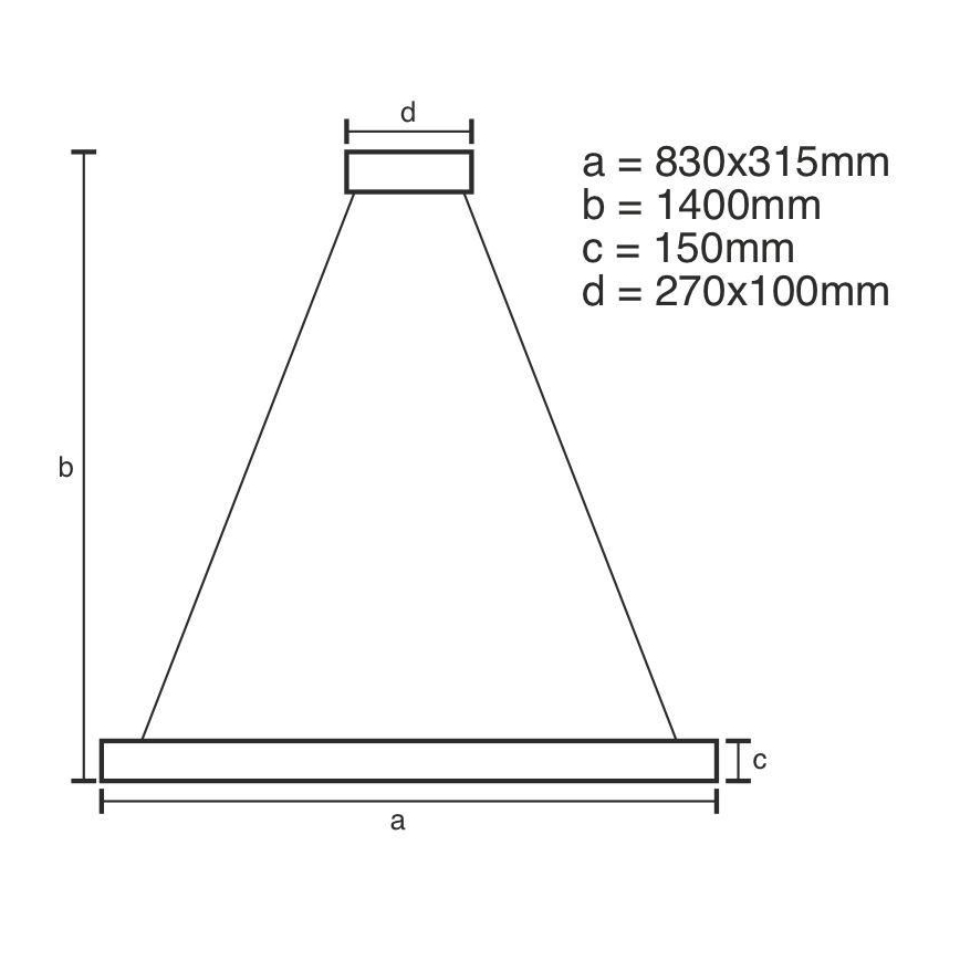 LED Stmievateľný krištáľový luster na lanku LED/45W/230V 3000-6500K + diaľkové ovládanie