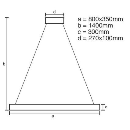 LED Stmievateľný krištáľový luster na lanku LED/90W/230V 3000-6500K + diaľkové ovládanie