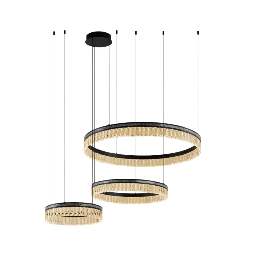 LED stmievateľný krištáľový luster na lanku THALIA LED/120W/230V 3000-6000K + diaľkové ovládanie