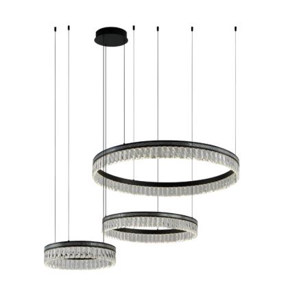 LED stmievateľný krištáľový luster na lanku THALIA LED/120W/230V 3000-6000K + diaľkové ovládanie