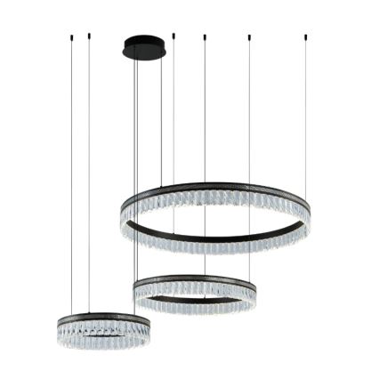 LED stmievateľný krištáľový luster na lanku THALIA LED/120W/230V 3000-6000K + diaľkové ovládanie