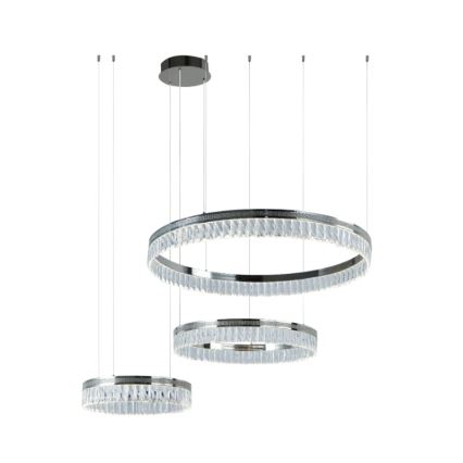 LED Stmievaný krištáľový luster na lanku THALIA LED/120W/230V 3000-6000K + diaľkové ovládanie