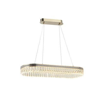 LED stmievateľný krištáľový luster na lanku THALIA LED/50W/230V 3000-6000K + diaľkové ovládanie