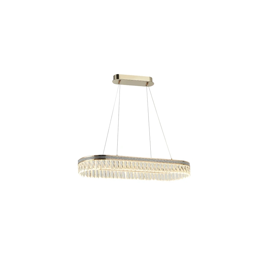 LED stmievateľný krištáľový luster na lanku THALIA LED/50W/230V 3000-6000K + diaľkové ovládanie