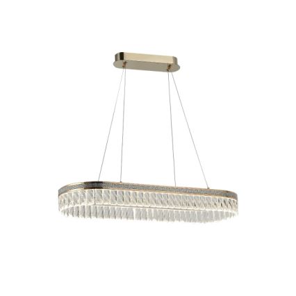 LED stmievateľný krištáľový luster na lanku THALIA LED/50W/230V 3000-6000K + diaľkové ovládanie