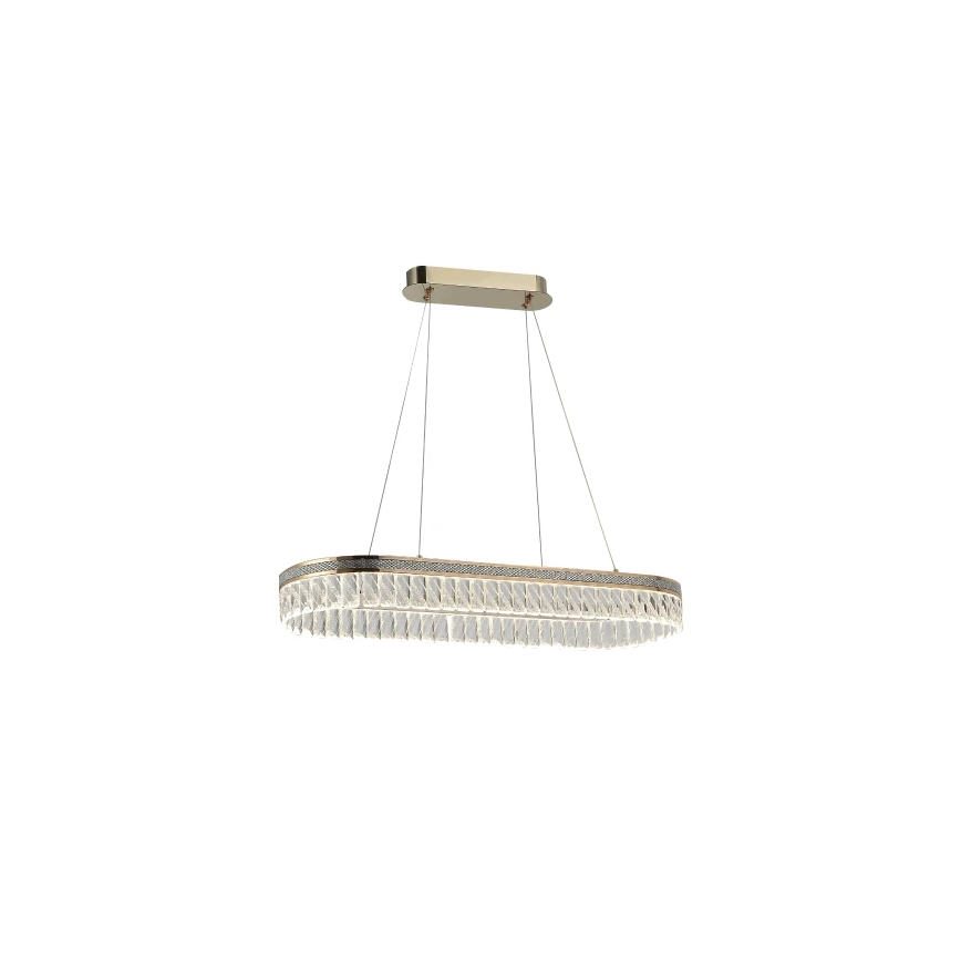 LED stmievateľný krištáľový luster na lanku THALIA LED/50W/230V 3000-6000K + diaľkové ovládanie
