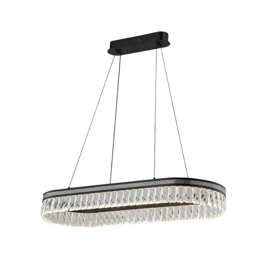 LED Stmievateľný krištáľový luster na lanku THALIA LED/50W/230V 3000-6000K + diaľkové ovládanie