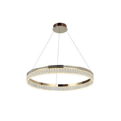 LED Stmievateľný krištáľový luster na lankách THALIA LED/55W/230V 3000-6000K pr. 80 cm + diaľkové ovládanie