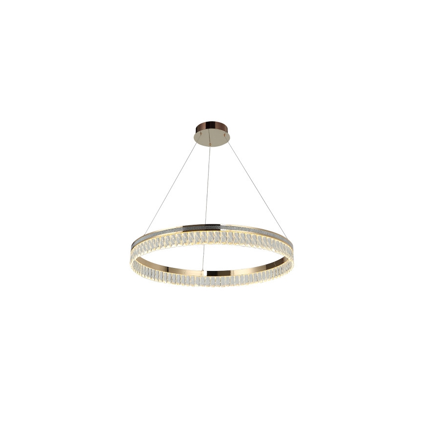 LED Stmievateľný krištáľový luster na lankách THALIA LED/55W/230V 3000-6000K pr. 80 cm + diaľkové ovládanie