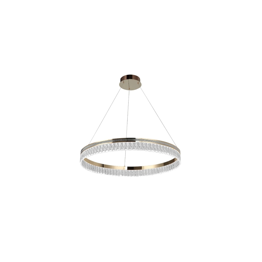 LED Stmievateľný krištáľový luster na lankách THALIA LED/55W/230V 3000-6000K pr. 80 cm + diaľkové ovládanie