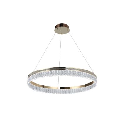 LED Stmievateľný krištáľový luster na lankách THALIA LED/55W/230V 3000-6000K pr. 80 cm + diaľkové ovládanie