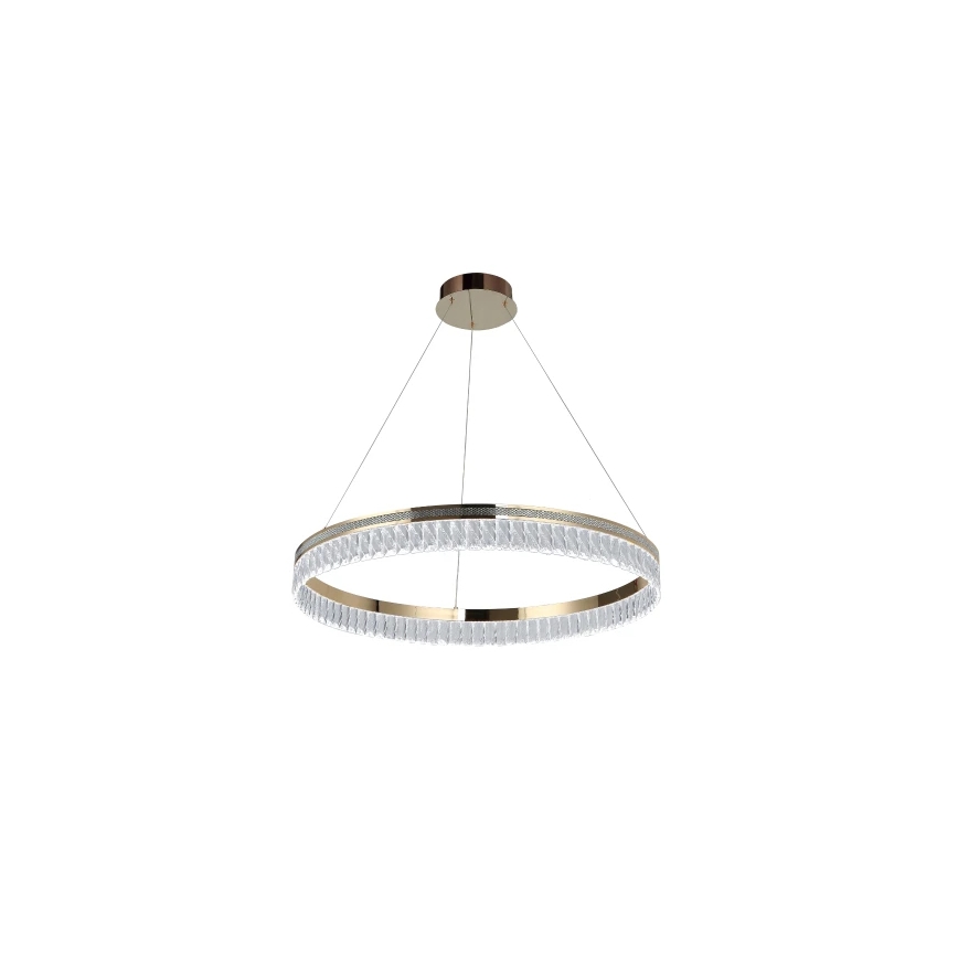 LED Stmievateľný krištáľový luster na lankách THALIA LED/55W/230V 3000-6000K pr. 80 cm + diaľkové ovládanie