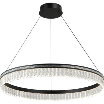 LED Stmievateľný krištáľový luster na lanku THALIA LED/55W/230V 3000-6000K pr. 80 cm + diaľkové ovládanie