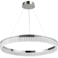 LED stmievateľný krištáľový luster na lanku THALIA LED/55W/230V 3000-6000K priemer 80 cm + diaľkové ovládanie