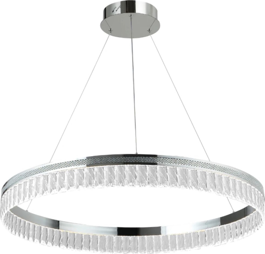 LED stmievateľný krištáľový luster na lanku THALIA LED/55W/230V 3000-6000K priemer 80 cm + diaľkové ovládanie