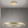 LED Stmievateľný luster na lane KOLK LED/80W/230V 2700/3000/4000K priemer 80 cm zlatá