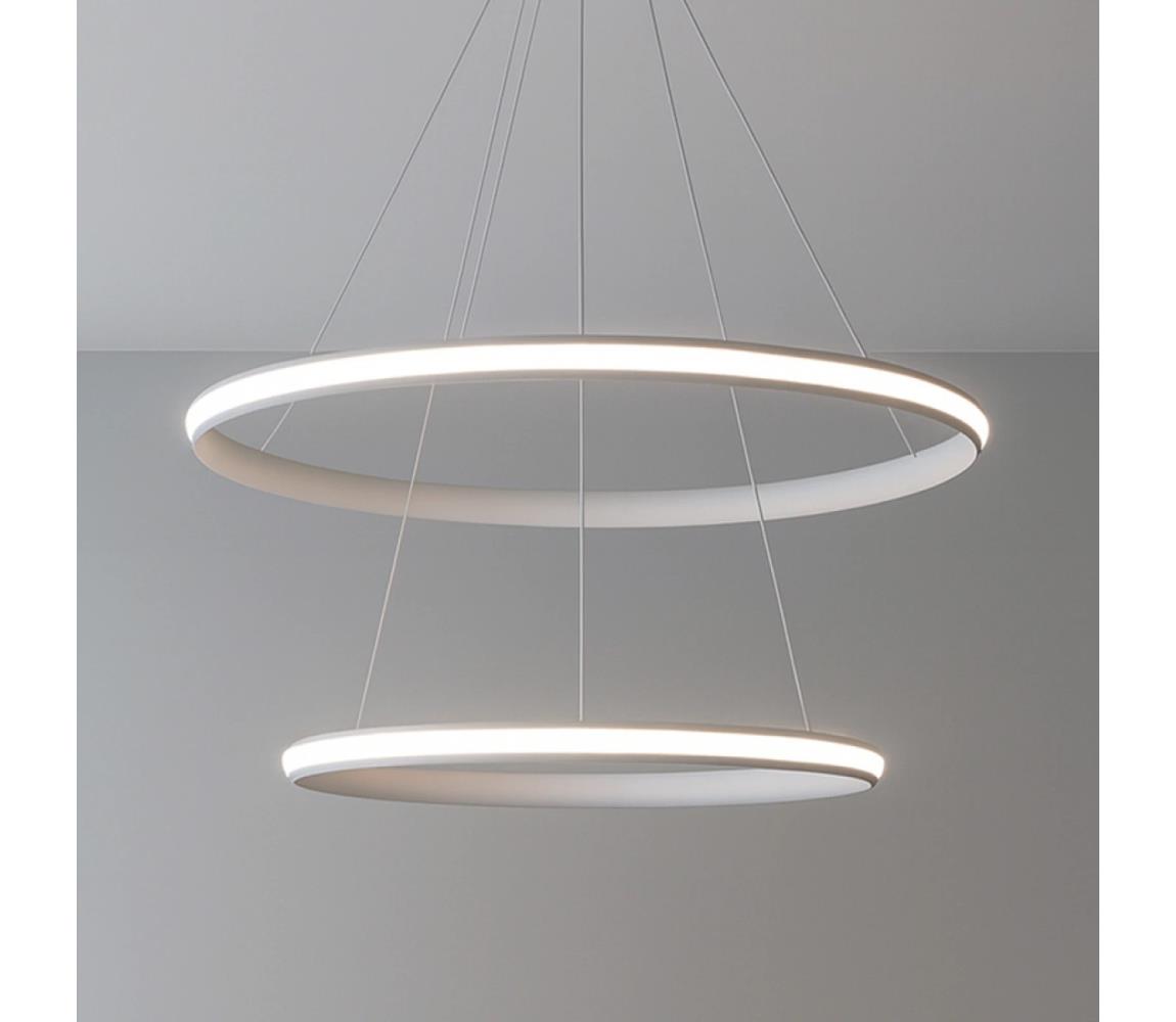 LED stmievateľný luster na lane LED/90W/230V 3000-6500K priemer 60 cm + diaľkový ovládač TA2306/W