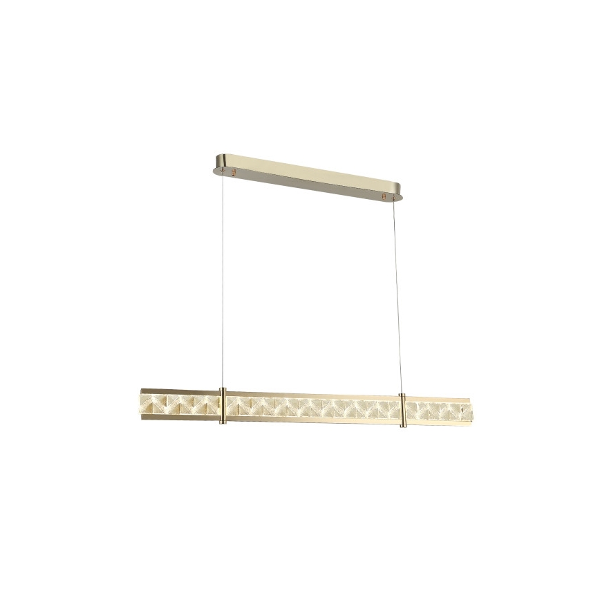 LED stmievateľný krištáľový luster na lanku ENRIQUE LED/20W//230V 3000-6000K + diaľkové ovládanie