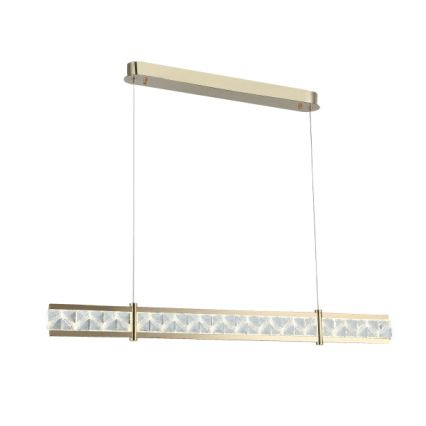 LED stmievateľný krištáľový luster na lanku ENRIQUE LED/20W//230V 3000-6000K + diaľkové ovládanie