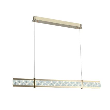 LED stmievateľný krištáľový luster na lanku ENRIQUE LED/20W//230V 3000-6000K + diaľkové ovládanie