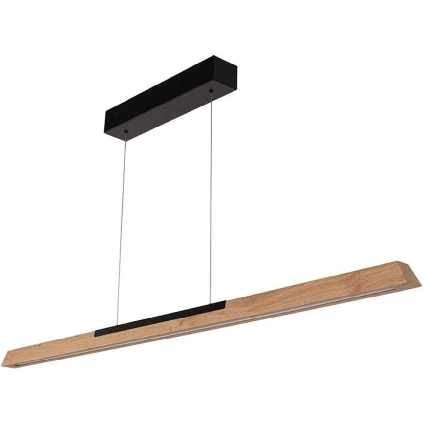 LED Stmievateľný luster na lanku JONAS LED/16,5W/230V dub