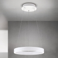 LED stmievateľný luster na lanku KOLK LED/40W/230V 2700/3000/4000K pr. 40 cm biela