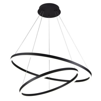 LED Stmievateľný luster na lanku LED/100W/230V 3000-6500K pr. 80 cm + diaľkové ovládanie