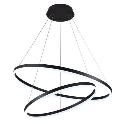 LED Stmievateľný luster na lanku LED/100W/230V 3000-6500K pr. 80 cm + diaľkové ovládanie