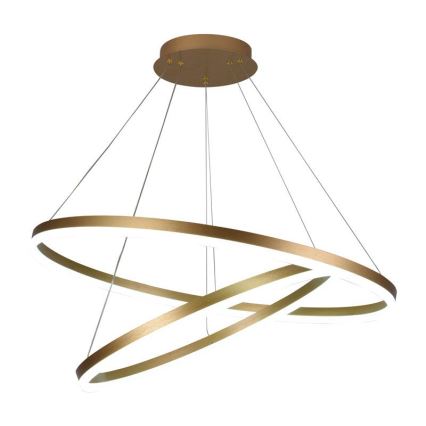 LED Stmievateľný luster na lanku LED/100W/230V 3000-6500K pr. 80 cm + diaľkové ovládanie