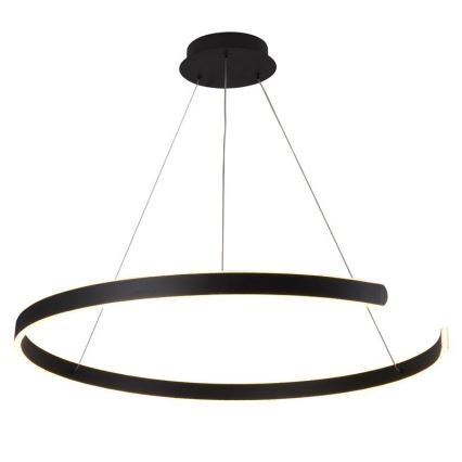 LED Stmievateľný luster na lanku LED/100W/230V 3000-6500K pr. 80 cm + diaľkové ovládanie