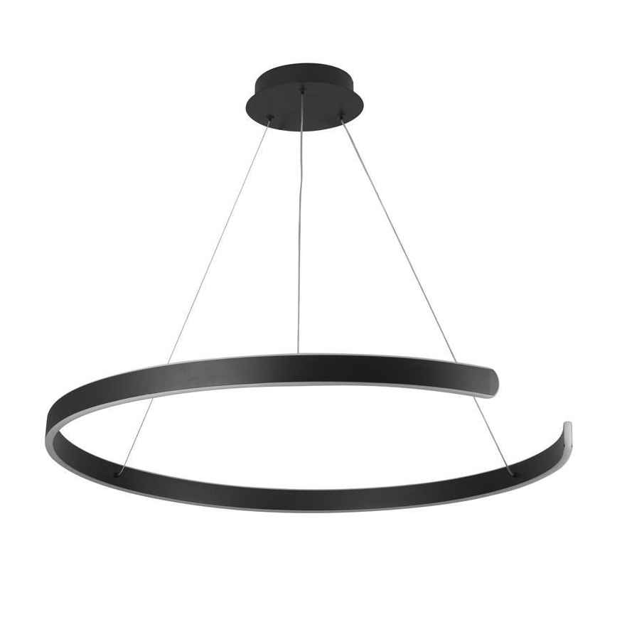 LED Stmievateľný luster na lanku LED/100W/230V 3000-6500K pr. 80 cm + diaľkové ovládanie