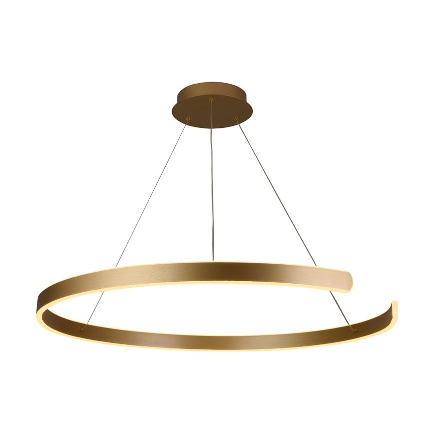 LED Stmievateľný luster na lanku LED/100W/230V 3000-6500K pr. 80 cm + diaľkové ovládanie