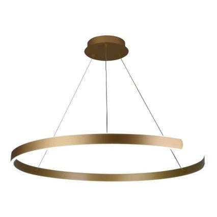 LED Stmievateľný luster na lanku LED/100W/230V 3000-6500K pr. 80 cm + diaľkové ovládanie