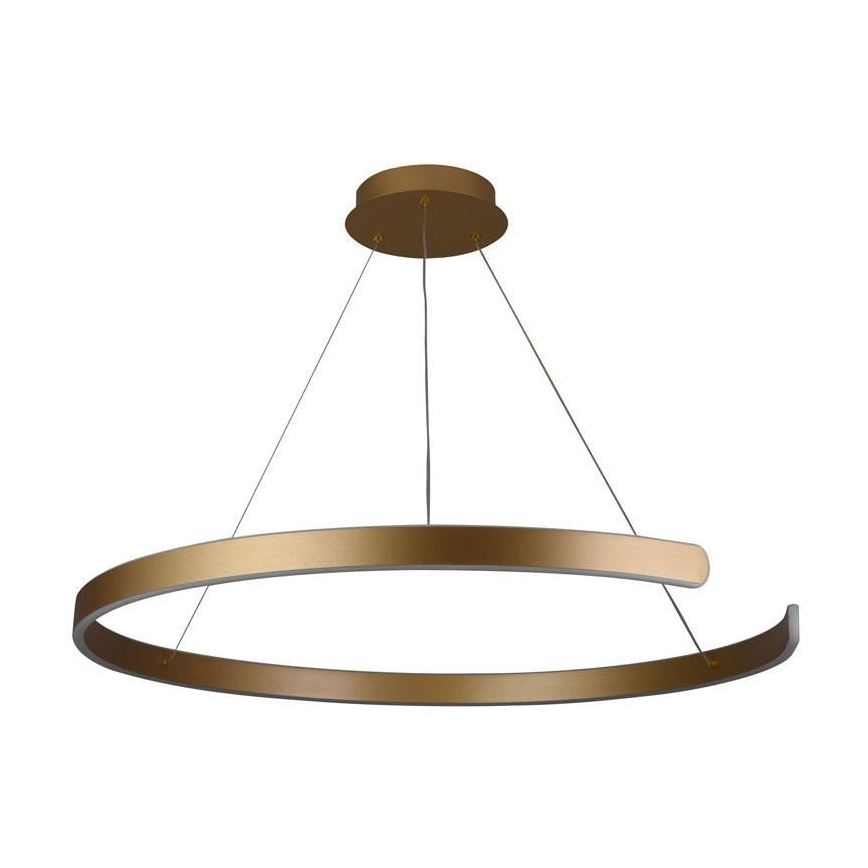 LED Stmievateľný luster na lanku LED/100W/230V 3000-6500K pr. 80 cm + diaľkové ovládanie