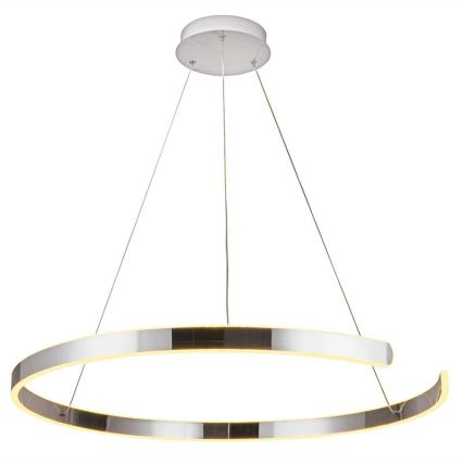 LED Stmievateľný luster na lanku LED/100W/230V 3000-6500K pr. 80 cm + diaľkové ovládanie