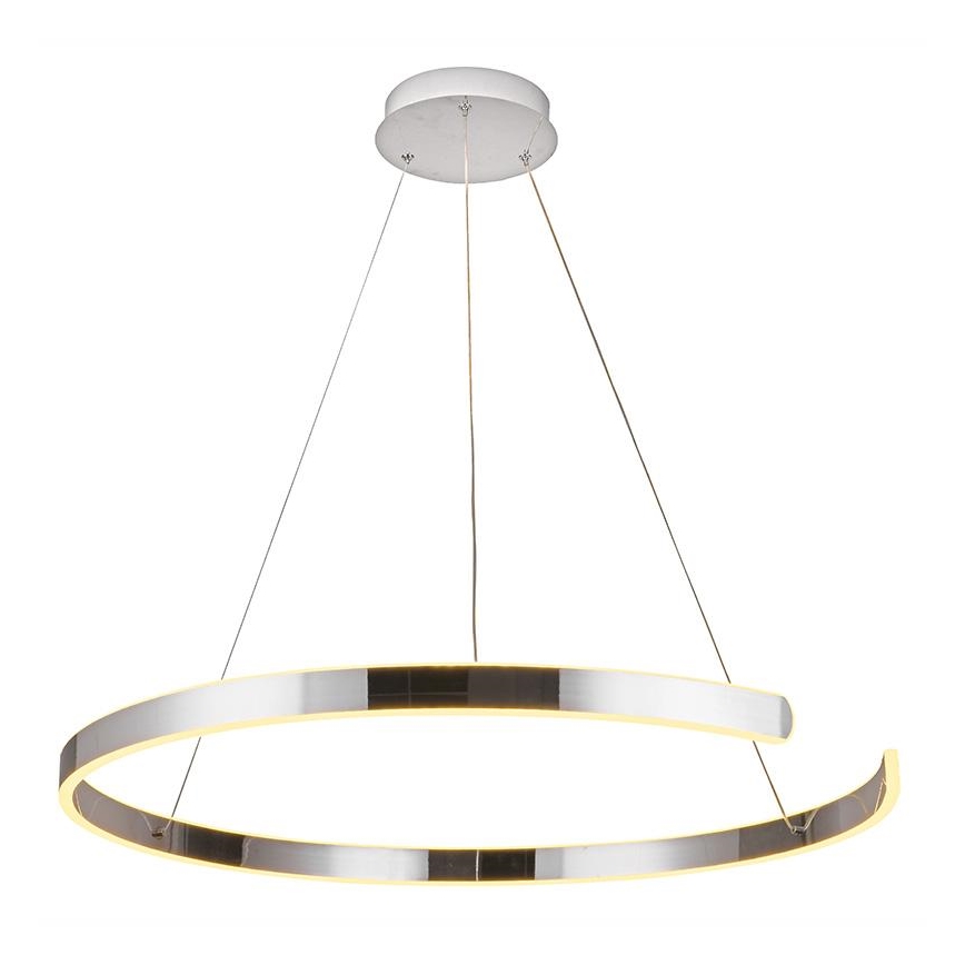 LED Stmievateľný luster na lanku LED/100W/230V 3000-6500K pr. 80 cm + diaľkové ovládanie