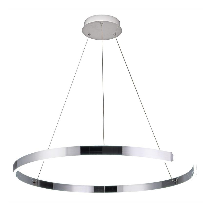 LED Stmievateľný luster na lanku LED/100W/230V 3000-6500K pr. 80 cm + diaľkové ovládanie