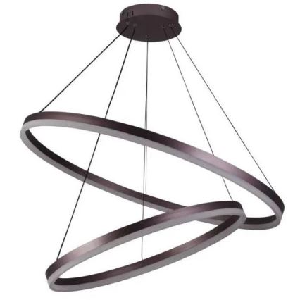 LED Stmievateľný luster na lanku LED/100W/230V 3000-6500K pr. 80 cm + diaľkové ovládanie