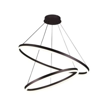 LED Stmievateľný luster na lanku LED/100W/230V 3000-6500K pr. 80 cm + diaľkové ovládanie