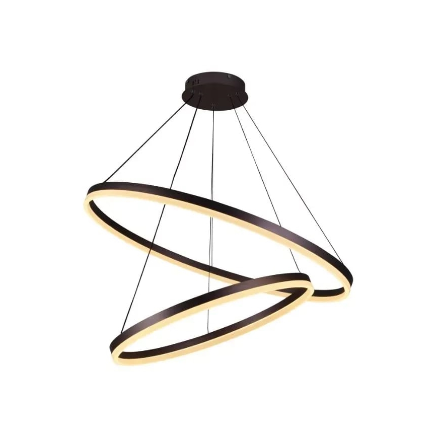 LED Stmievateľný luster na lanku LED/100W/230V 3000-6500K pr. 80 cm + diaľkové ovládanie