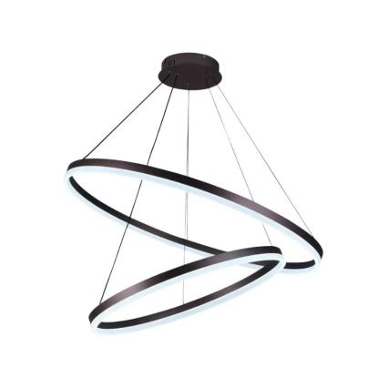 LED Stmievateľný luster na lanku LED/100W/230V 3000-6500K pr. 80 cm + diaľkové ovládanie