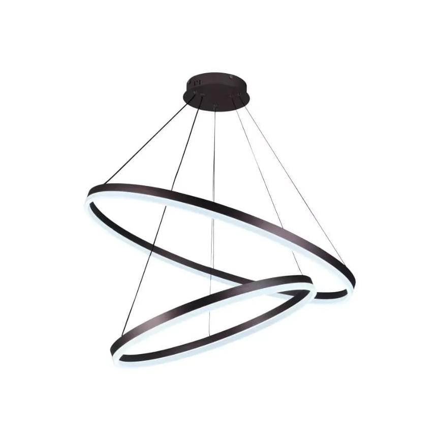 LED Stmievateľný luster na lanku LED/100W/230V 3000-6500K pr. 80 cm + diaľkové ovládanie