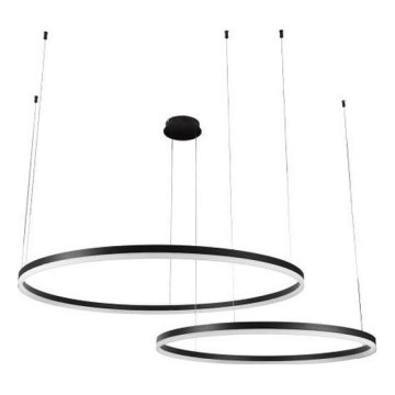 LED Stmievateľný luster na lanku LED/100W/230V 3000-6500K pr. 80 cm + diaľkové ovládanie