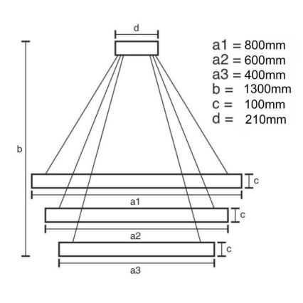 LED Stmievateľný krištáľový luster na lanku LED/115W/230V 3000-6500K chróm + diaľkové ovládanie