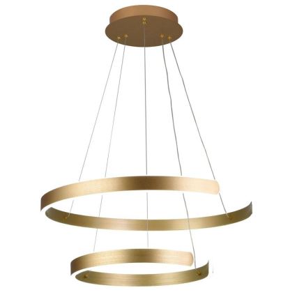 LED Stmievateľný luster na lanku LED/120W/230V 3000-6500K pr. 60 cm + diaľkové ovládanie