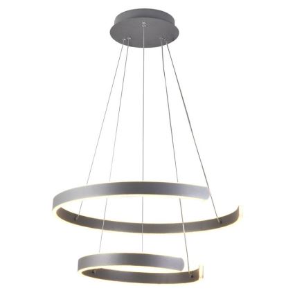 LED Stmievateľný luster na lanku LED/120W/230V 3000-6500K pr. 60 cm + diaľkové ovládanie